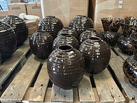 Riverdale partij vazen granada bruin (8x) - afbeelding 9 van  9