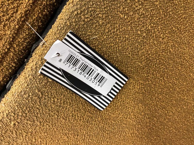 Riverdale poef didi 70cm oker boucle - set van 2 - afbeelding 8 van  8