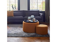 Riverdale poef didi 70cm oker boucle - set van 2 - afbeelding 1 van  7