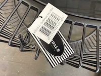 Riverdale salontafel rocco zwart 82 cm (2x) - afbeelding 2 van  10