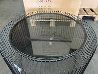 Riverdale salontafel rocco zwart 82 cm (2x) - afbeelding 9 van  10