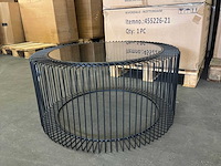 Riverdale salontafel rocco zwart 82 cm - afbeelding 1 van  3