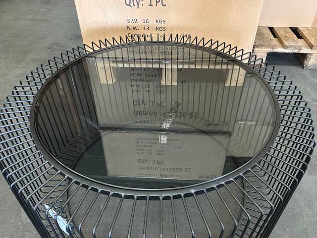 Riverdale salontafel rocco zwart 82 cm - afbeelding 7 van  7