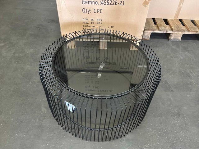 Riverdale salontafel rocco zwart 82 cm - afbeelding 5 van  7