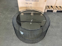 Riverdale salontafel rocco zwart 82 cm - afbeelding 7 van  10