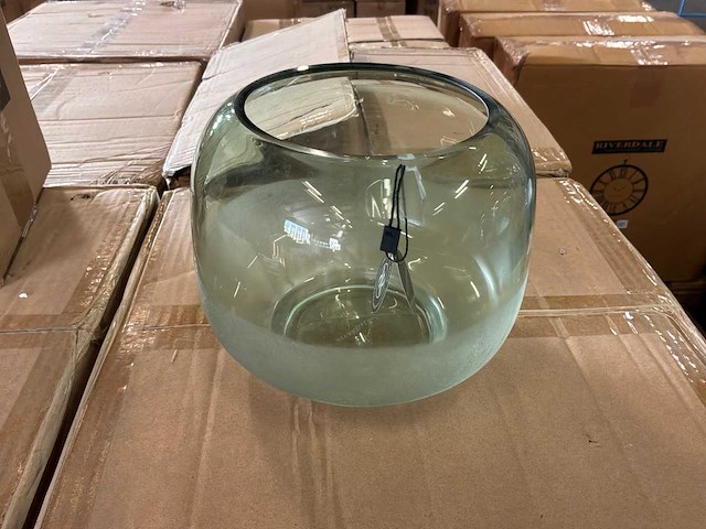 Riverdale sfeerlicht votive green 18 cm (6x) - afbeelding 3 van  7