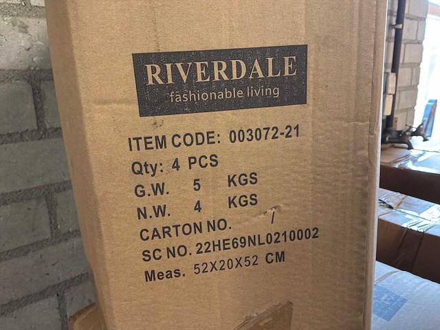 Riverdale sierkussen lillian oud roze 50x50cm ab (4x) - afbeelding 4 van  4