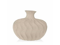 Riverdale – vaas cherelle 27cm mat zand - afbeelding 6 van  7