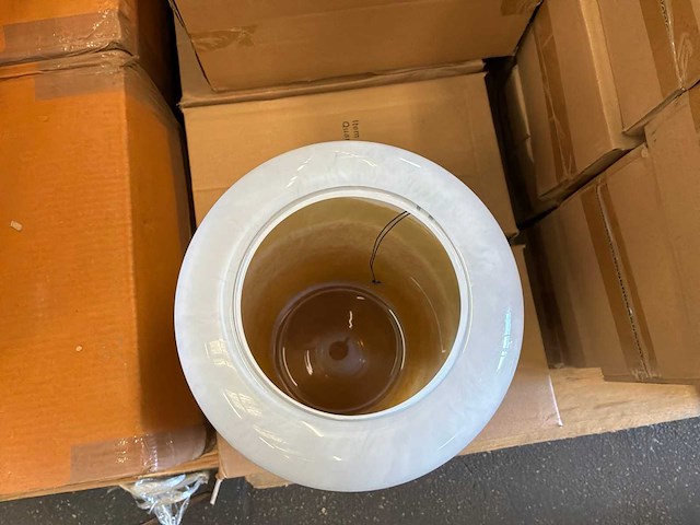 Riverdale vaas filia 30 cm beige - afbeelding 6 van  10