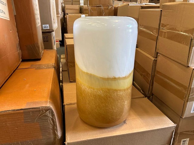 Riverdale vaas filia 30 cm beige - afbeelding 3 van  9