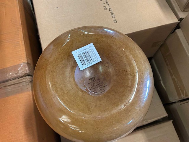 Riverdale vaas filia 30 cm beige - afbeelding 8 van  9