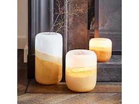 Riverdale vaas filia 30 cm beige - afbeelding 2 van  10