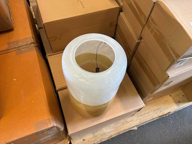 Riverdale vaas filia 30 cm beige - afbeelding 4 van  6