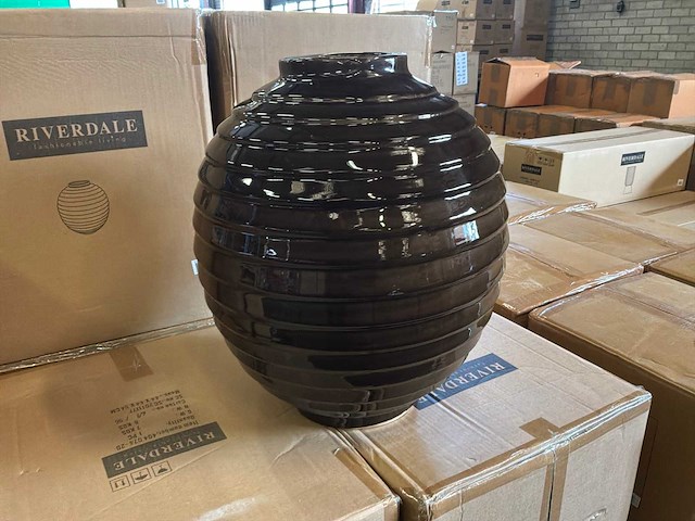 Riverdale vaas granada 50cm bruin - afbeelding 1 van  4