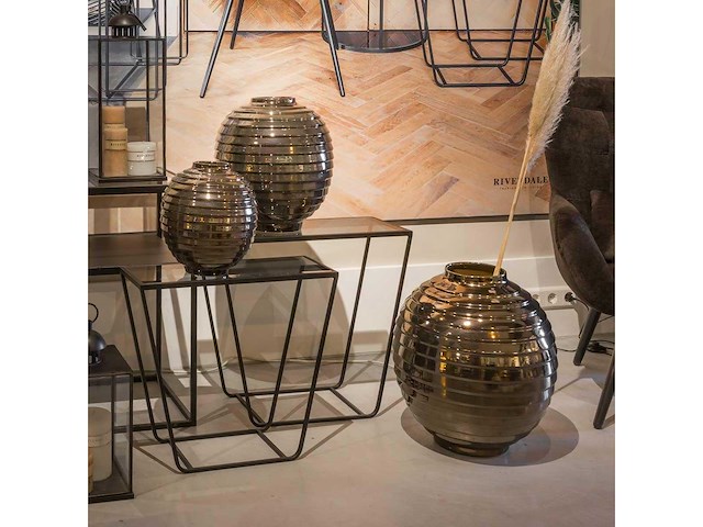 Riverdale vaas granada 50cm bruin - afbeelding 1 van  9