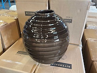 Riverdale vaas granada 50cm bruin - afbeelding 6 van  8