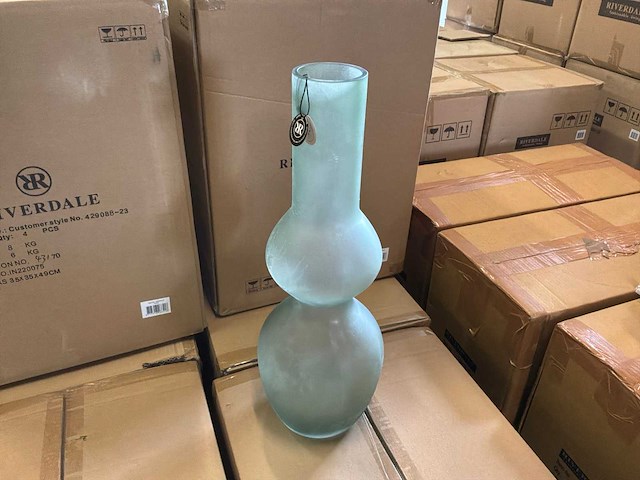Riverdale vaas groen 45cm - afbeelding 2 van  7