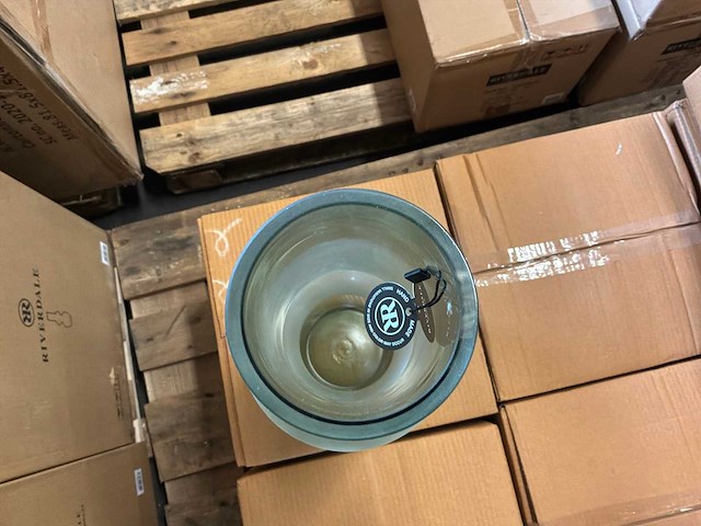 Riverdale vaas groen 55 cm (2x) - afbeelding 3 van  5