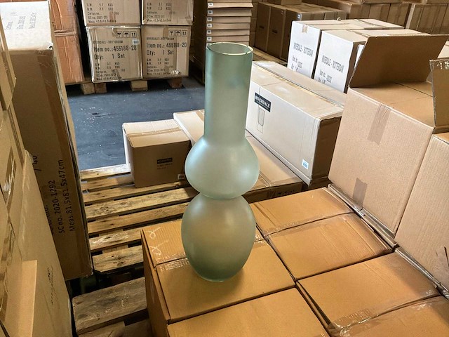Riverdale vaas groen 55 cm (2x) - afbeelding 4 van  6