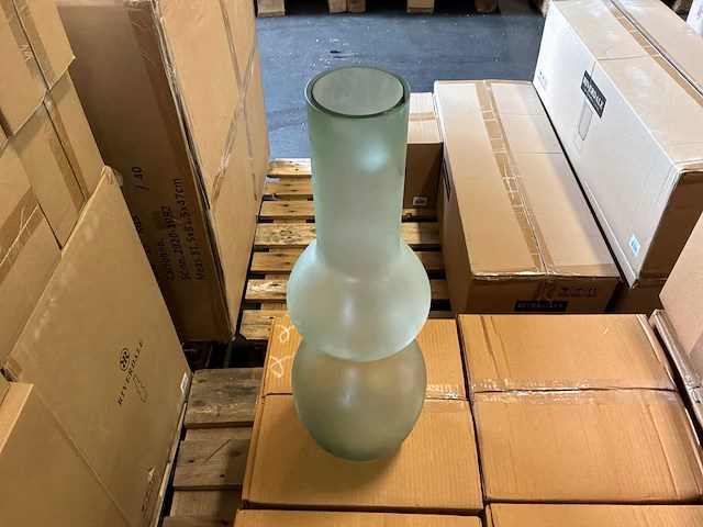Riverdale vaas groen 55 cm (2x) - afbeelding 6 van  6