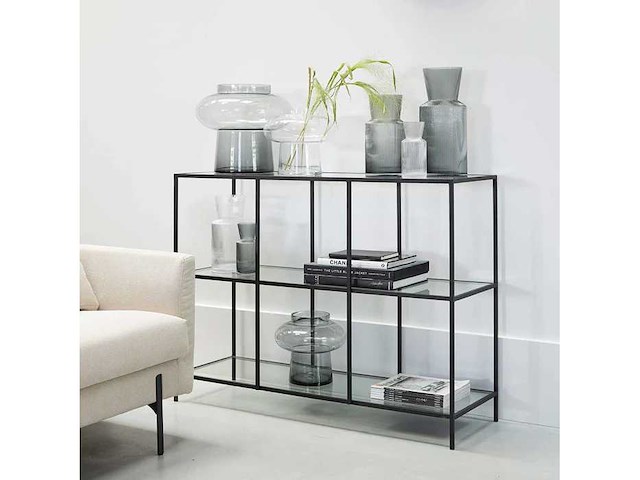 Riverdale vaas lune smoke 35 cm - afbeelding 1 van  5