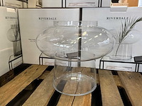 Riverdale vaas lune transparant 35 cm - afbeelding 2 van  2