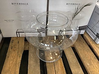 Riverdale vaas lune transparant 35 cm - afbeelding 3 van  5