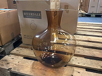 Riverdale vaas noon amber | ø31x40cm - afbeelding 2 van  5