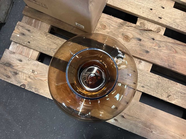 Riverdale vaas noon amber | ø31x40cm - afbeelding 2 van  3