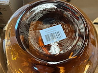 Riverdale vaas noon amber | ø31x40cm - afbeelding 3 van  3