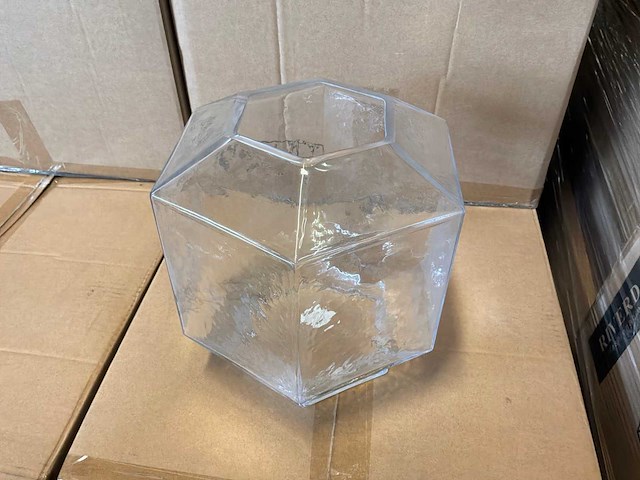 Riverdale vaas pure elegance 25 cm, transparant (2x) - afbeelding 3 van  4