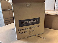 Riverdale vaas pure elegance 25 cm, transparant (6x) - afbeelding 7 van  7