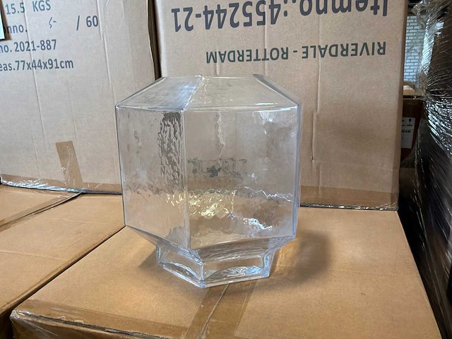 Riverdale vaas pure elegance 25 cm, transparant - afbeelding 2 van  5