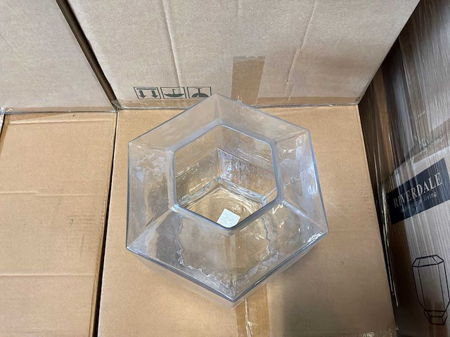 Riverdale vaas pure elegance 25 cm, transparant - afbeelding 4 van  5