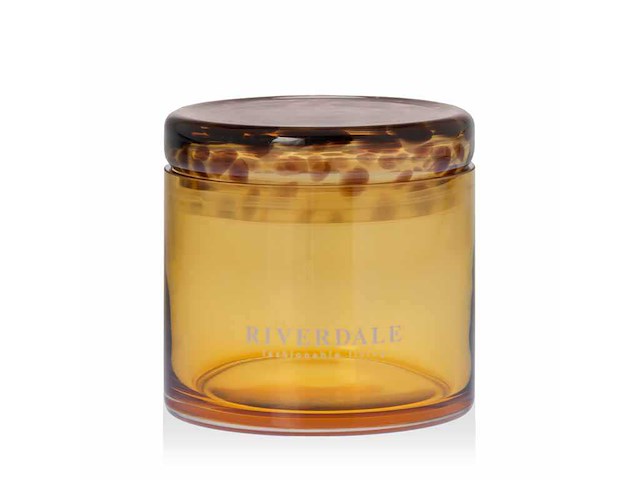Riverdale voorraadpot amber 12 cm (8x) - afbeelding 1 van  6