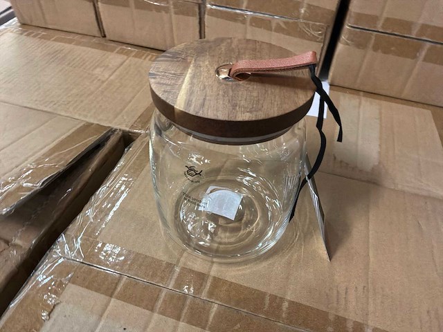 Riverdale voorraadpot pip transparant 14cm (4x) - afbeelding 3 van  5