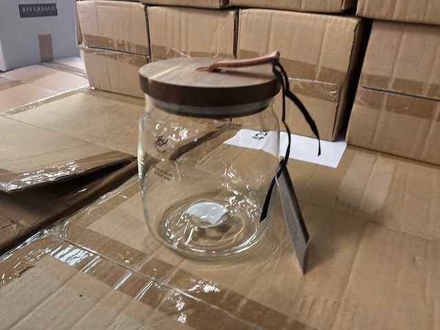 Riverdale voorraadpot pip transparant 14cm (4x) - afbeelding 2 van  7