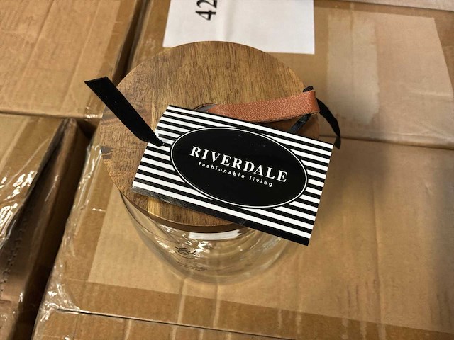 Riverdale voorraadpot pip transparant 14cm (4x) - afbeelding 5 van  8