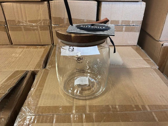 Riverdale voorraadpot pip transparant 14cm (4x) - afbeelding 6 van  7