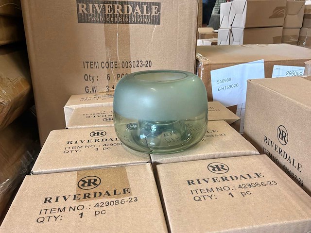 Riverdale votive windlicht 12cm (8x) - afbeelding 2 van  8