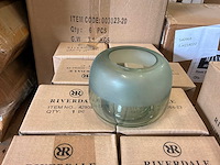 Riverdale votive windlicht 12cm (8x) - afbeelding 4 van  8
