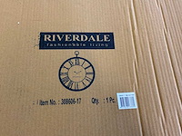 Riverdale wandklok luton silver 70 cm - afbeelding 2 van  10