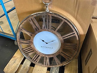 Riverdale wandklok luton silver 70 cm - afbeelding 6 van  10