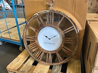 Riverdale wandklok luton silver 70 cm - afbeelding 4 van  9