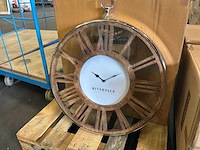 Riverdale wandklok luton silver 70 cm - afbeelding 1 van  5