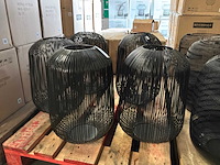 Riverdale windlicht 45 cm zwart (5x) - afbeelding 1 van  9