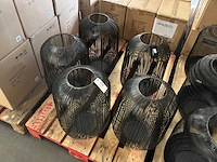 Riverdale windlicht 45 cm zwart (5x) - afbeelding 4 van  9