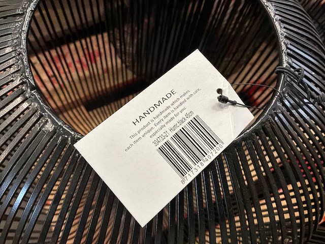 Riverdale windlicht 45 cm zwart (5x) - afbeelding 5 van  9