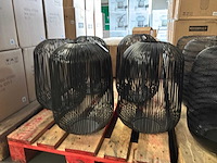 Riverdale windlicht 45 cm zwart (5x) - afbeelding 9 van  9