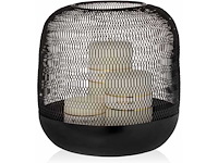 Riverdale windlicht oly 30cm zwart (2x) - afbeelding 7 van  7